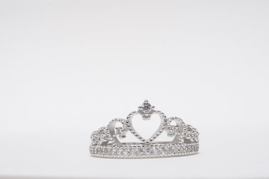 Small Round Cz 925 Silver Ring