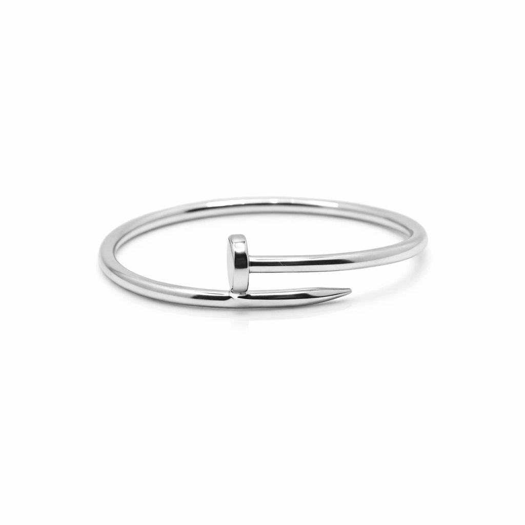 Sterling Silver Nail Bracelet