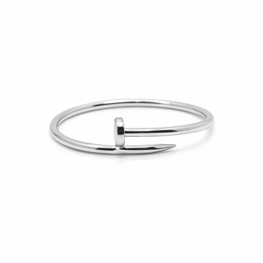 Sterling Silver Nail Bracelet
